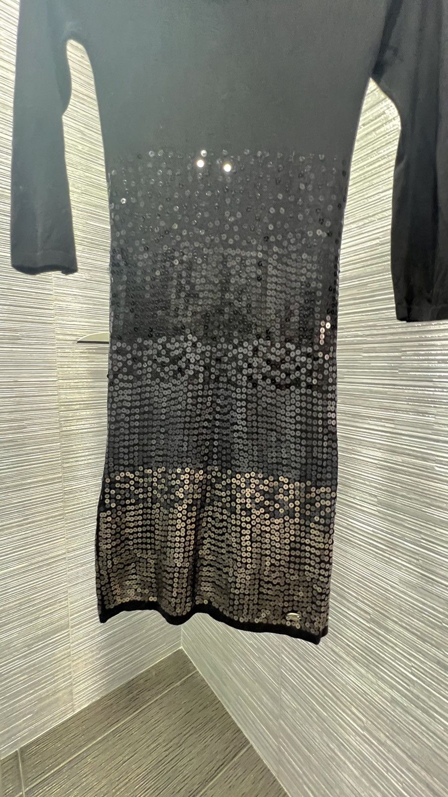 Guess GUESS Women Black Long Sleeve Off Shoulder Above The Knee Size XS / US 0-2 / IT 36-38 - 5 Thumbnail