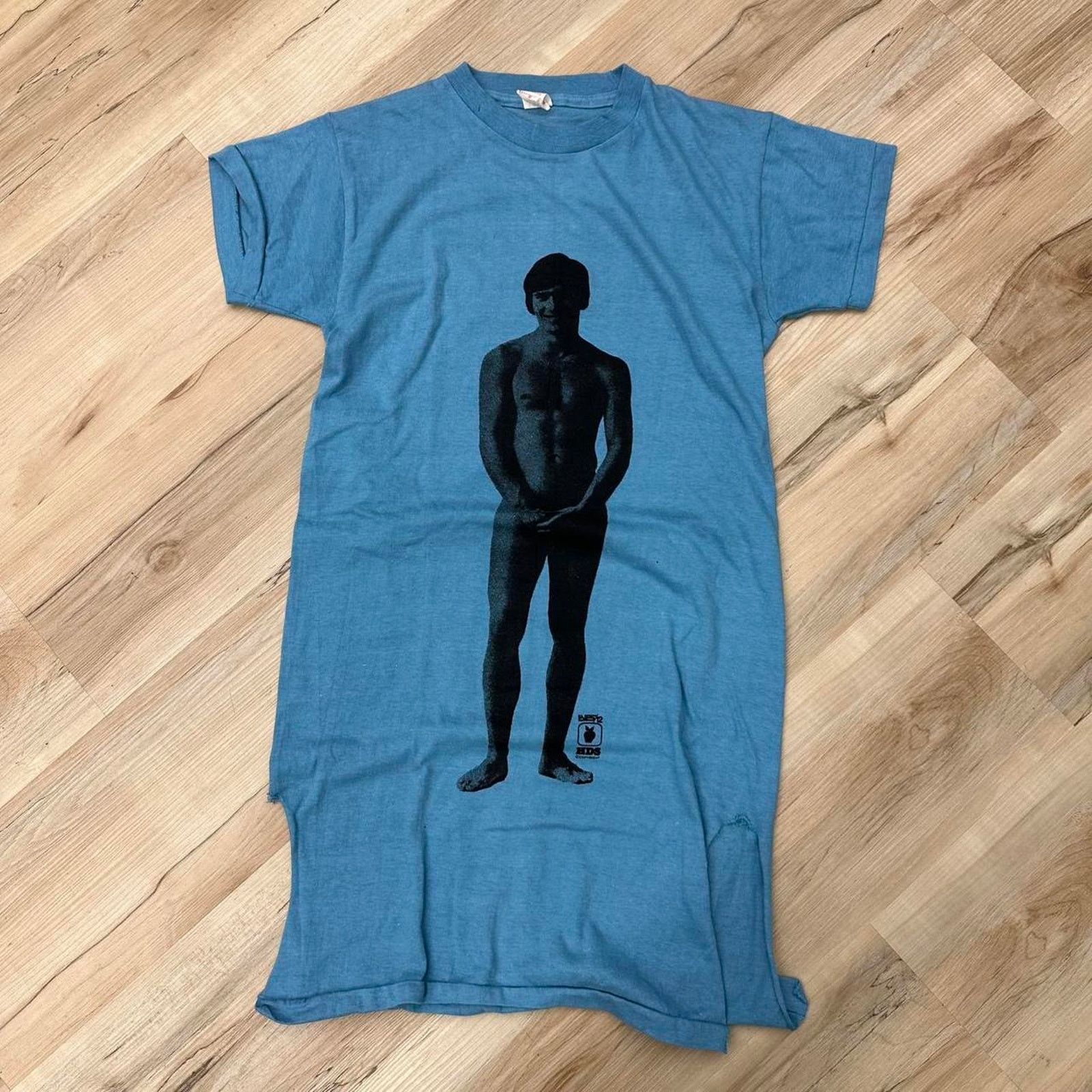 Other Rare Crazy Vintage 60s 70s Naked Man Gay NSFW Sex Shirt Size US XS / EU 42 / 0 - 1 Thumbnail