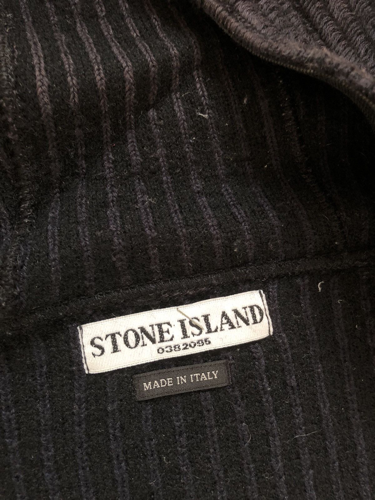 Stone Island × Vintage Stone Island AW04 Knitted Zip-Up Sweater Size US L / EU 52-54 / 3 - 12 Thumbnail