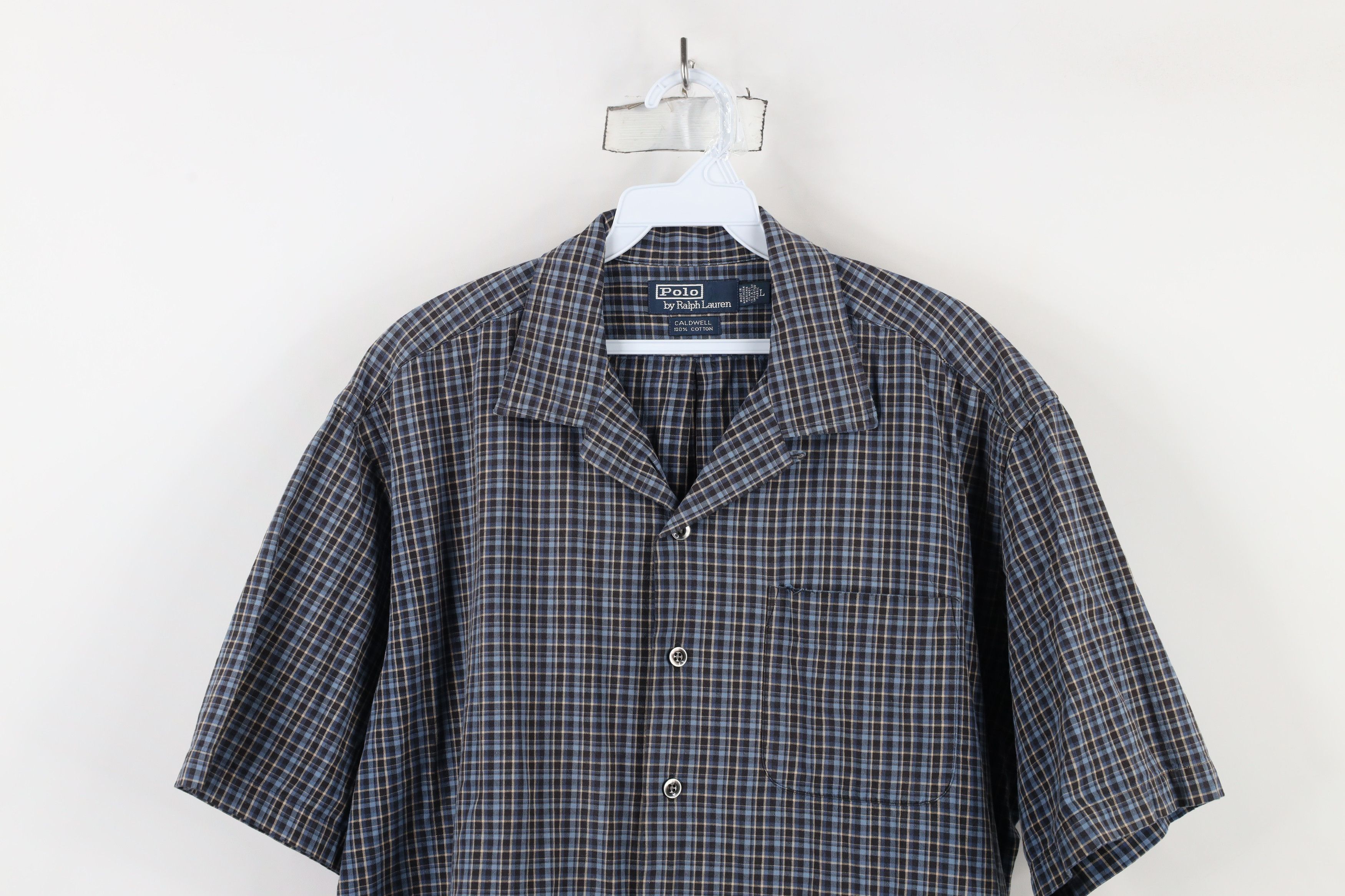 Polo Ralph Lauren Vintage 90s Ralph Lauren Looped Camp Button Shirt Plaid Size US L / EU 52-54 / 3 - 2 Thumbnail