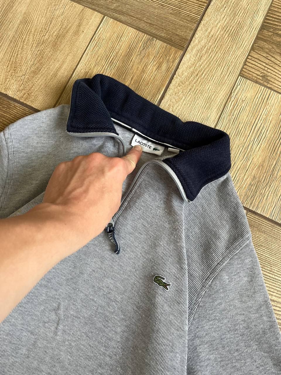 Lacoste 🔥 VINTAGE LACOSTE 1/4 ZIP — REAL ARCHIVE ENERGY, Size US XL / EU 56 / 4 - 4 Thumbnail
