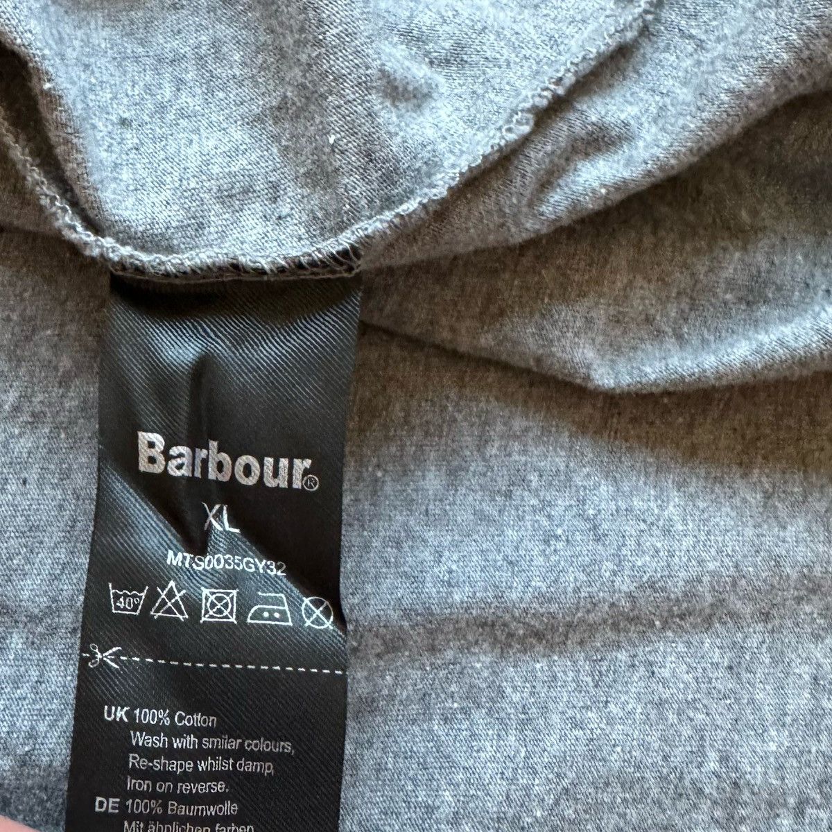 Barbour NWT Barbour International Motorcycling T Shirt Men’s XL Grey Size US XL / EU 56 / 4 - 6 Thumbnail