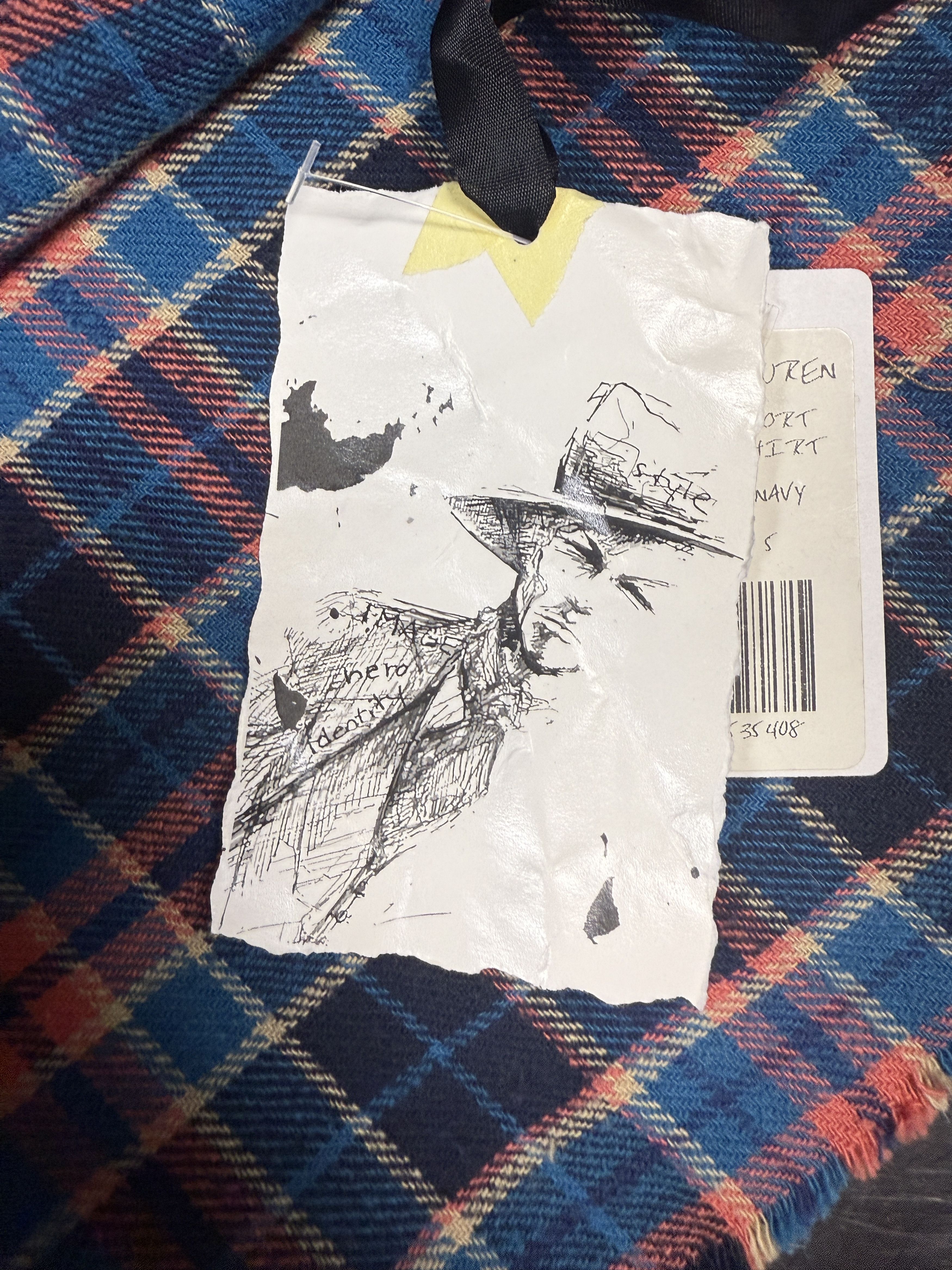 Greg Lauren $795 Greg Lauren Plaid Short Sleeve Shirt Size US XXL / EU 58 / 5 - 9 Thumbnail