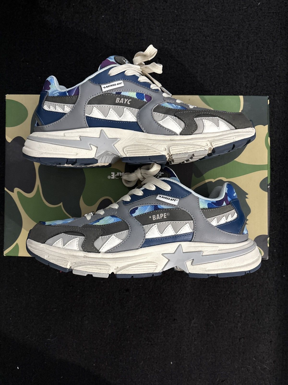 SHARK STA BAPE X BAYC MENS