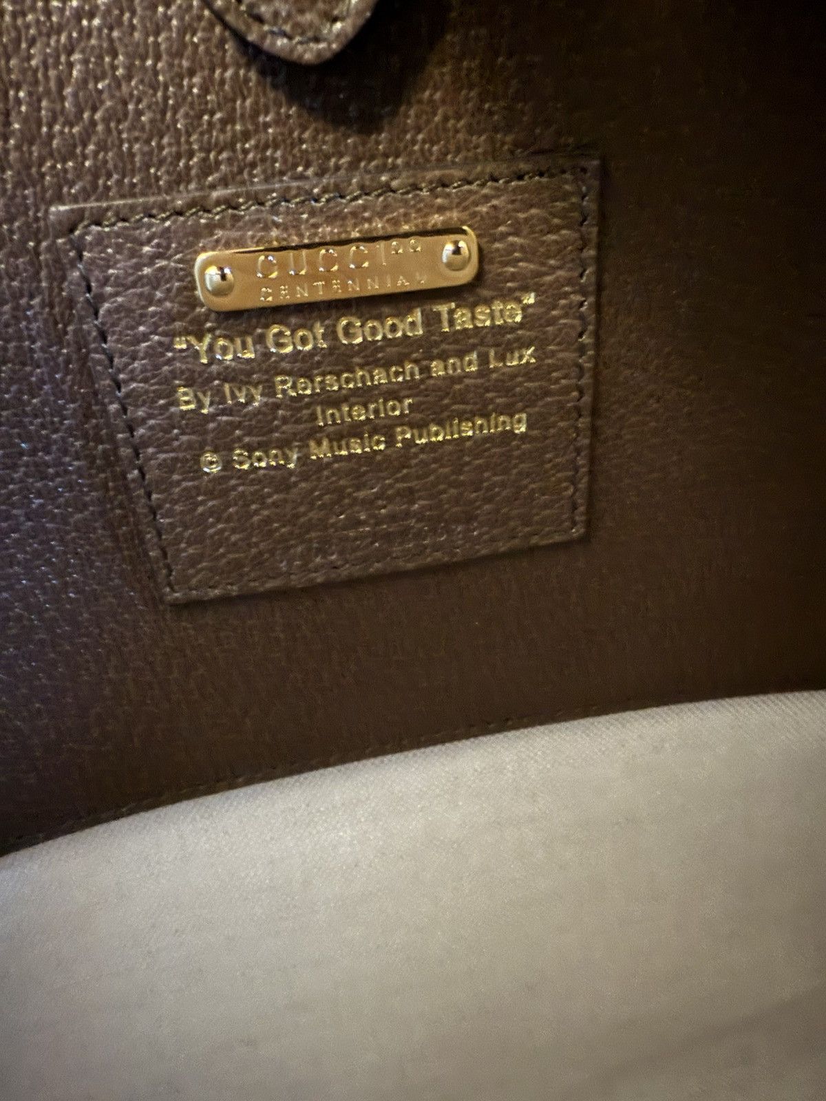 Gucci Gucci music you got a good taste. Size ONE SIZE - 9 Thumbnail