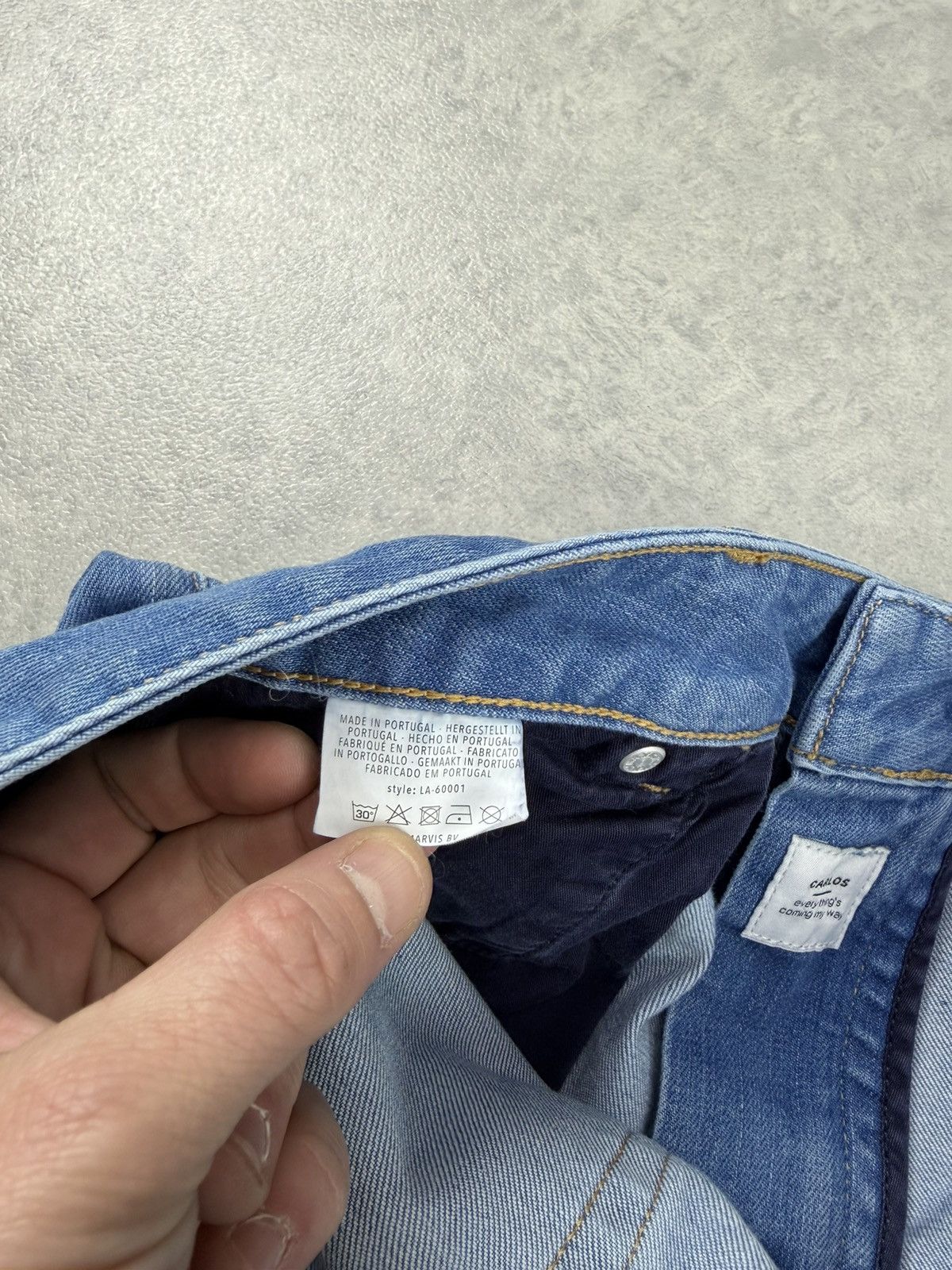 Other Mr Marvis Blue Denim Jeans Men’s Size 36x32 Size US 36 / EU 52 - 11 Thumbnail