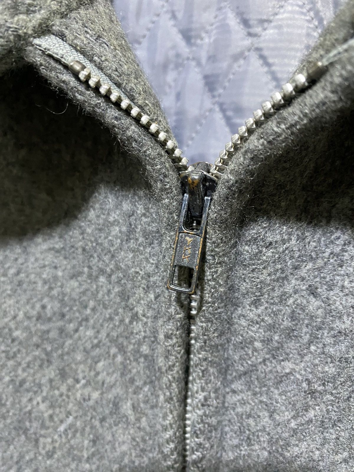 Bape Vintage 90's Bape 'Busyworks' Melton Wool Jacket Size US M / EU 48-50 / 2 - 7 Thumbnail