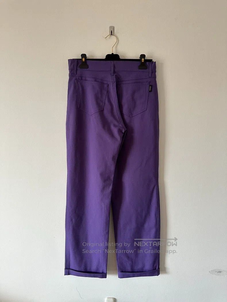 Fendi Fendi Purple Women's Versatile Casual Pants Size 28" / US 6 / IT 42 - 2 Thumbnail