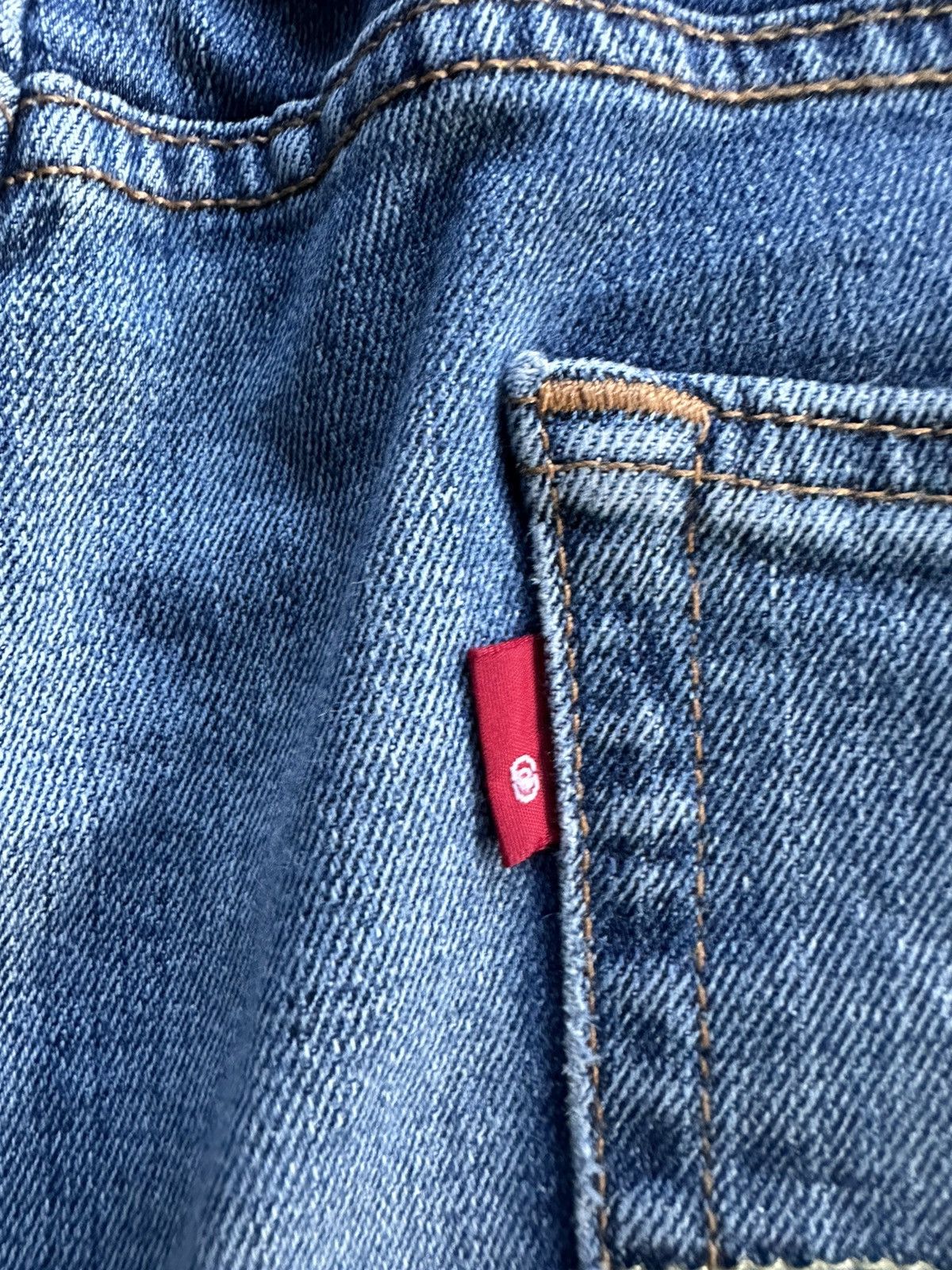 Levi's Levis 514 Y2k Mexico Distressed Denim D481 Size US 36 / EU 52 - 8 Thumbnail