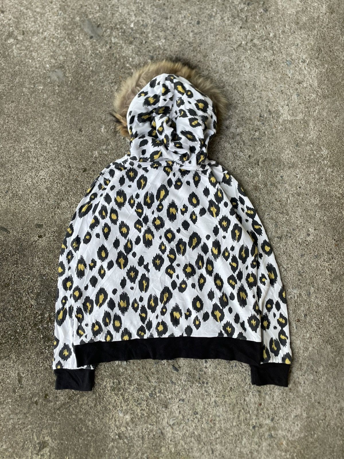 Le Grande Bleu (L.G.B.) Japanese Brand Leopard Faux Fur Hoodie LGB Style Size US S / EU 44-46 / 1 - 2 Thumbnail