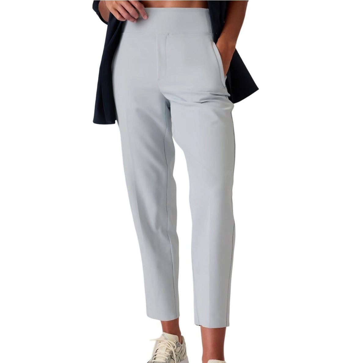 Athleta Athleta Endless High Rise Pants Crop Straight Snowfall Blue Size 34" / US 12 / IT 48 - 1 Thumbnail