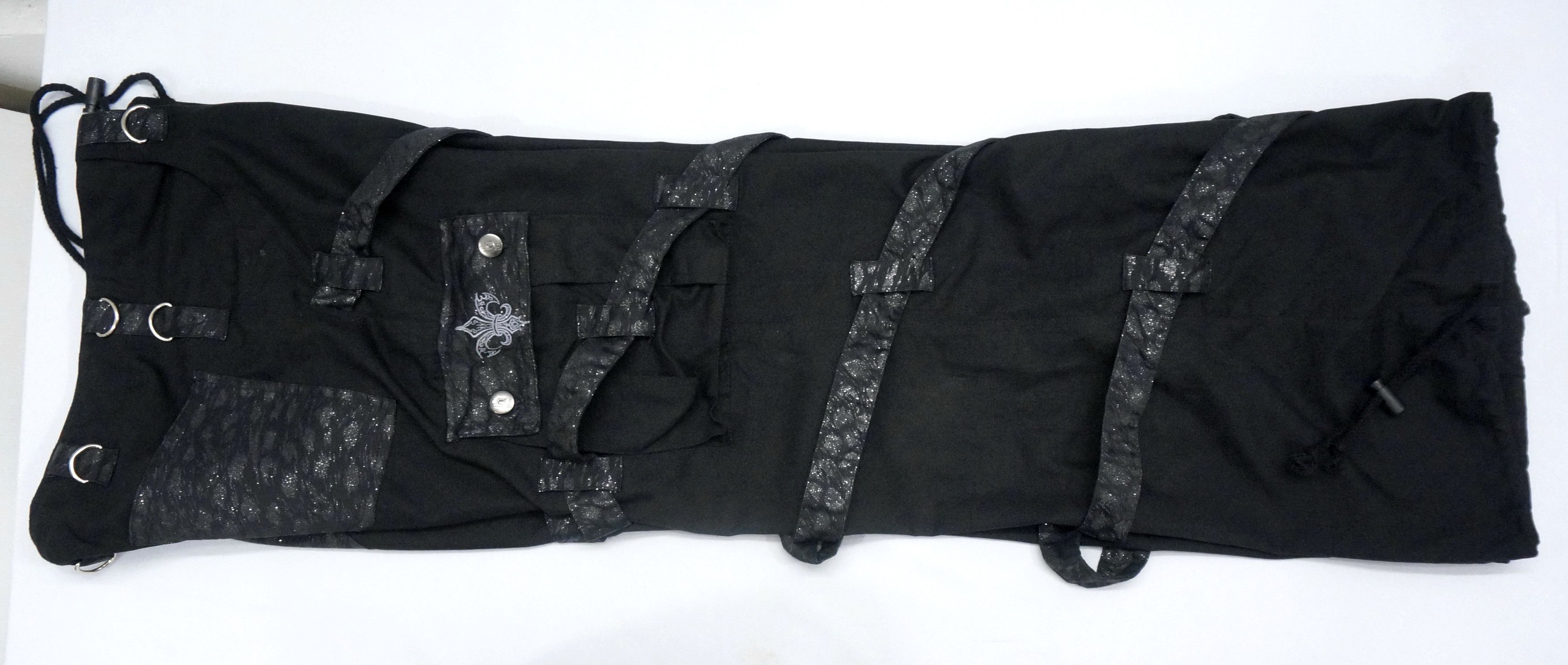 Japanese Brand HolyFlare 🔥 SIXH JAPAN Bondage Wide Flare Cargo Pants Size US 31 - 6 Thumbnail