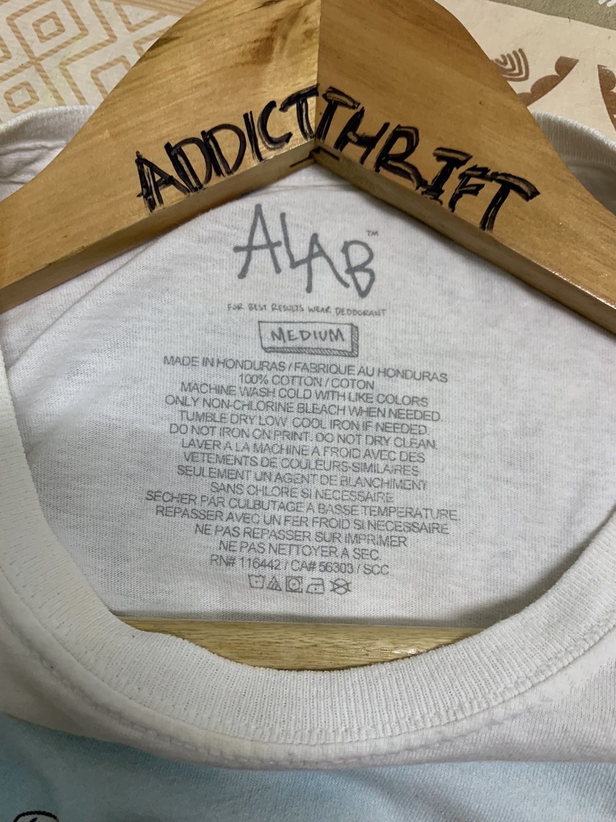 A.LAB A-LAB THIS OR THAT WHITE TEE Size US M / EU 48-50 / 2 - 7 Thumbnail