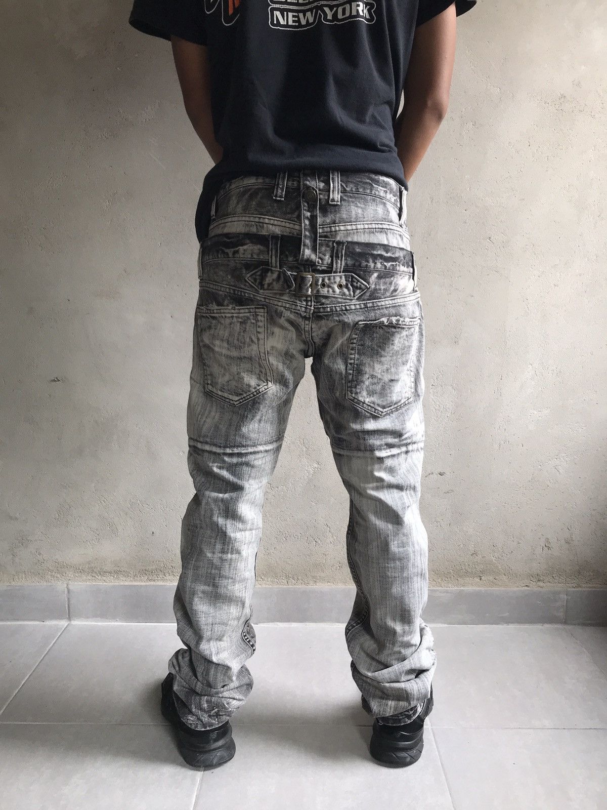 Japanese Brand × PPFM × semanticdesign Double waist jeans Size US 32 / EU 48 - 13 Thumbnail