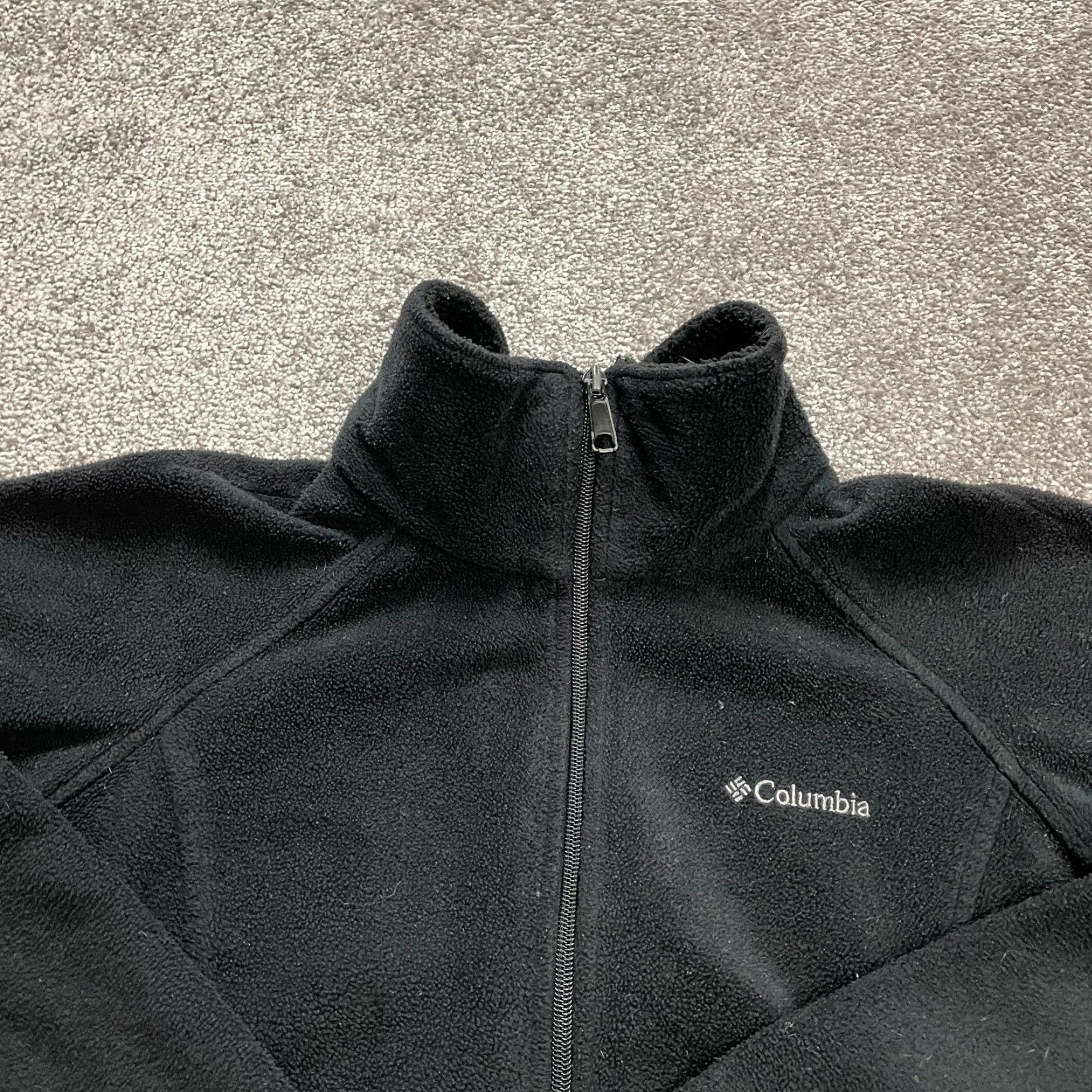 Vintage Columbia Jacket Womens XS Black Omni Heat Full Zip Pockets Fleece Outdoor Hiking Size XS / US 0-2 / IT 36-38 - 3 Thumbnail