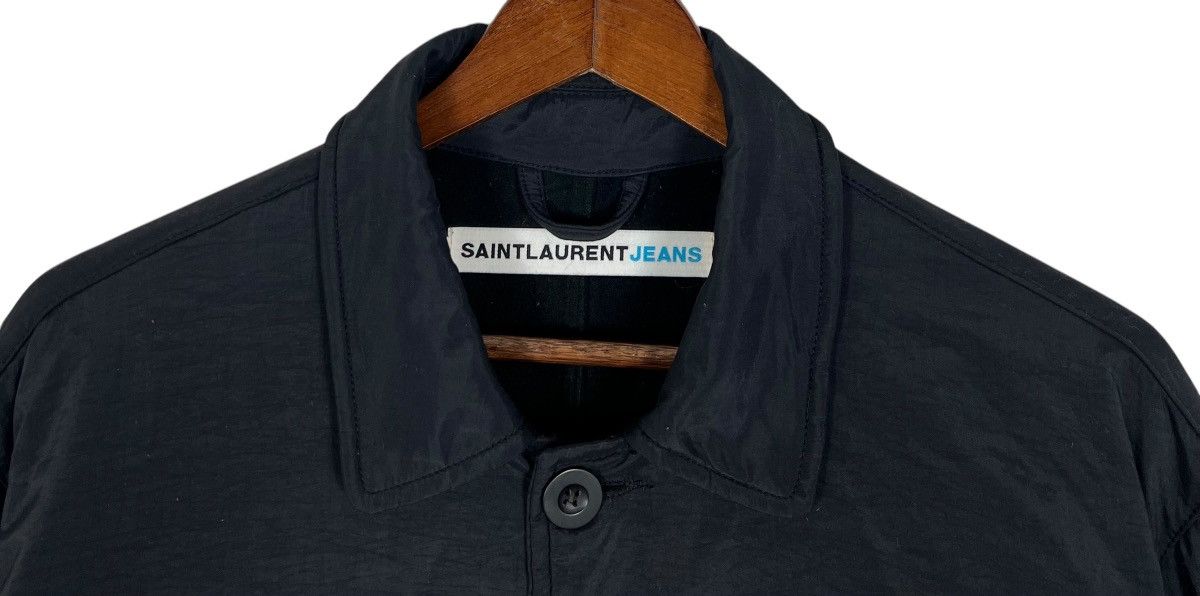 Saint Laurent Paris Vintage Saint Lauren Jeans Jacket Size L / US 10 / IT 46 - 6 Thumbnail