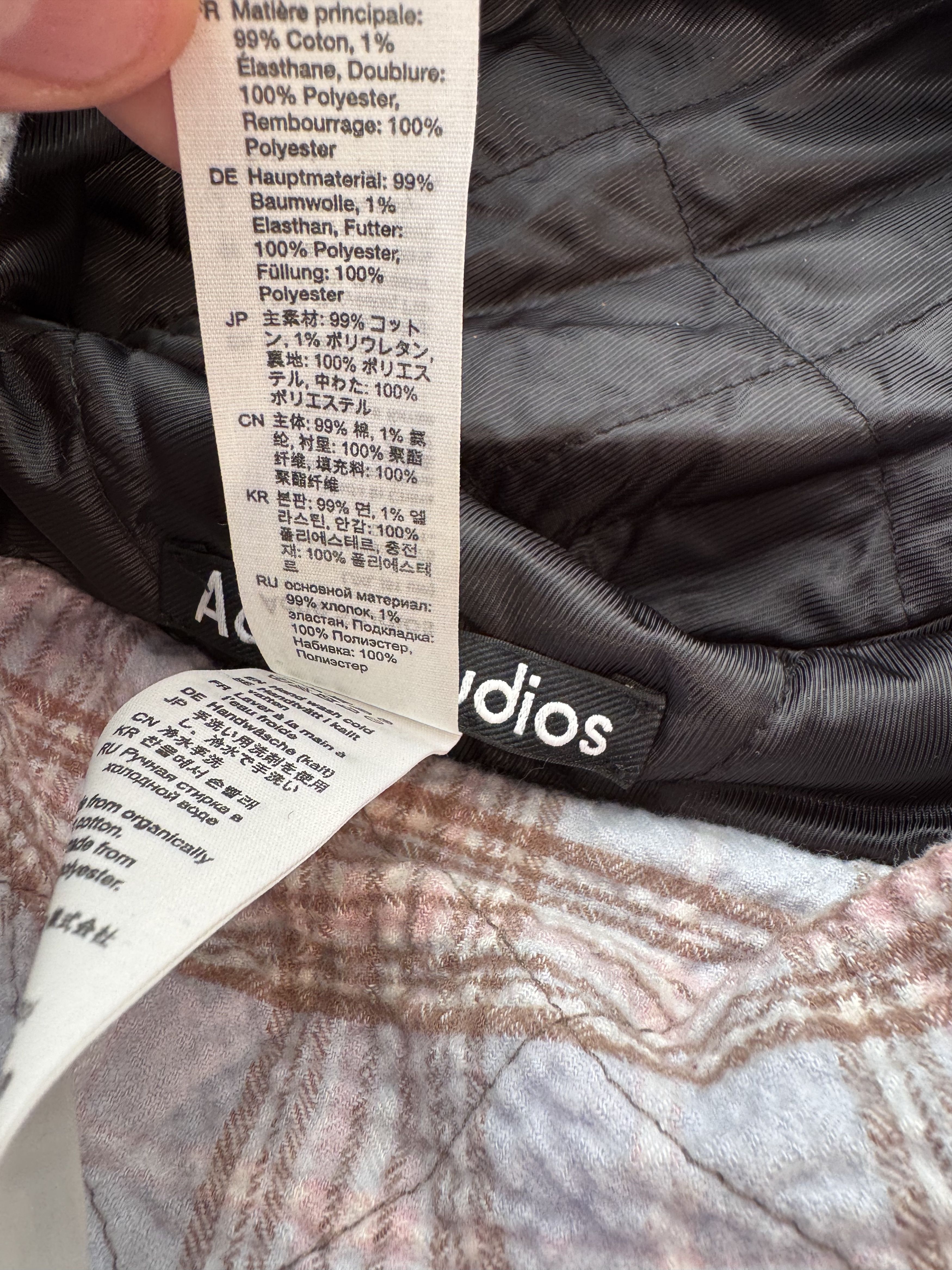 Acne Studios Acne Studios Quilted Plaid Trapper Hat Ear flap pill brim Size ONE SIZE - 12 Thumbnail
