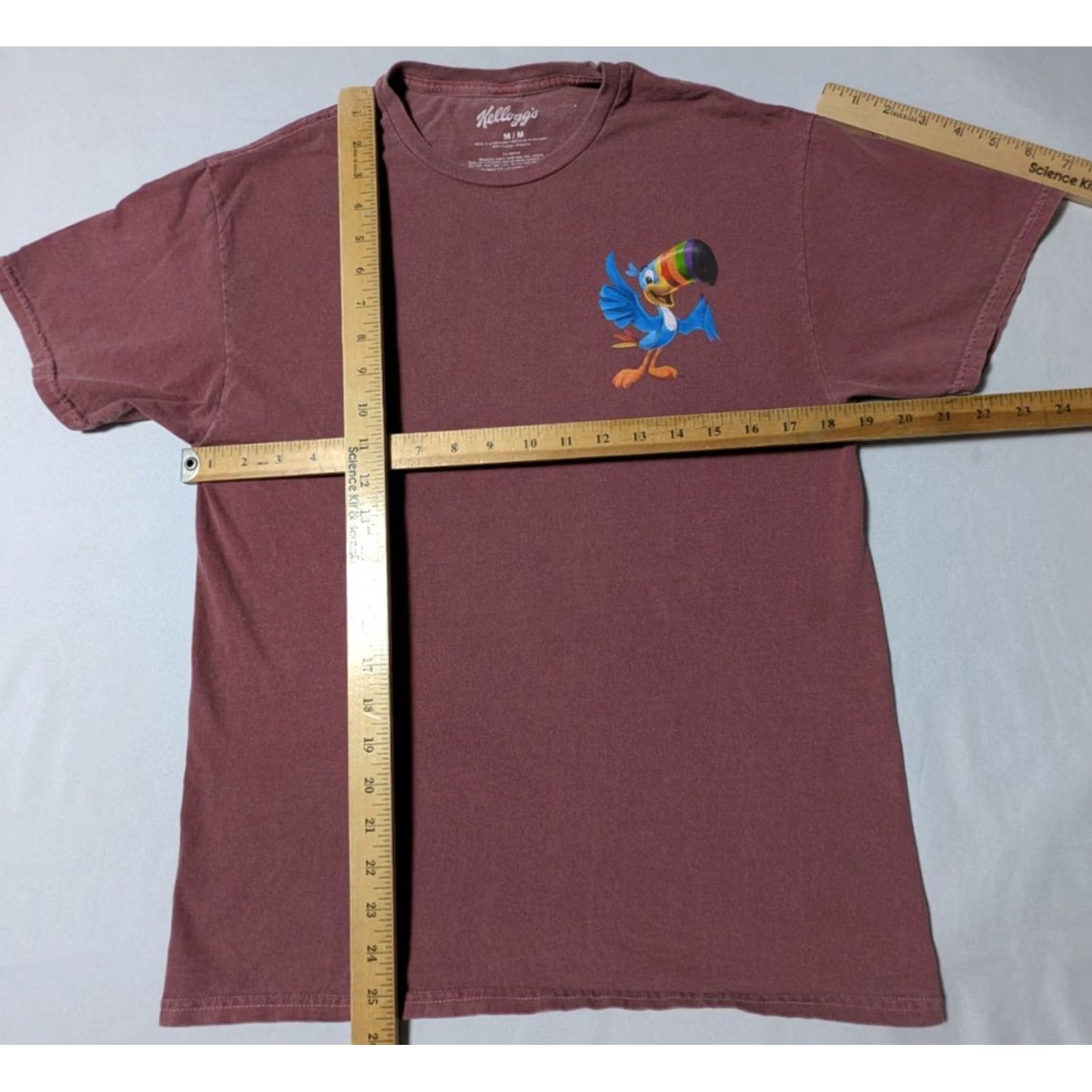 Vintage Kellogg's FROOT LOOPS Toucan Sam Start Your Day Right - Men Medium T-Shirt Size US M / EU 48-50 / 2 - 7 Thumbnail