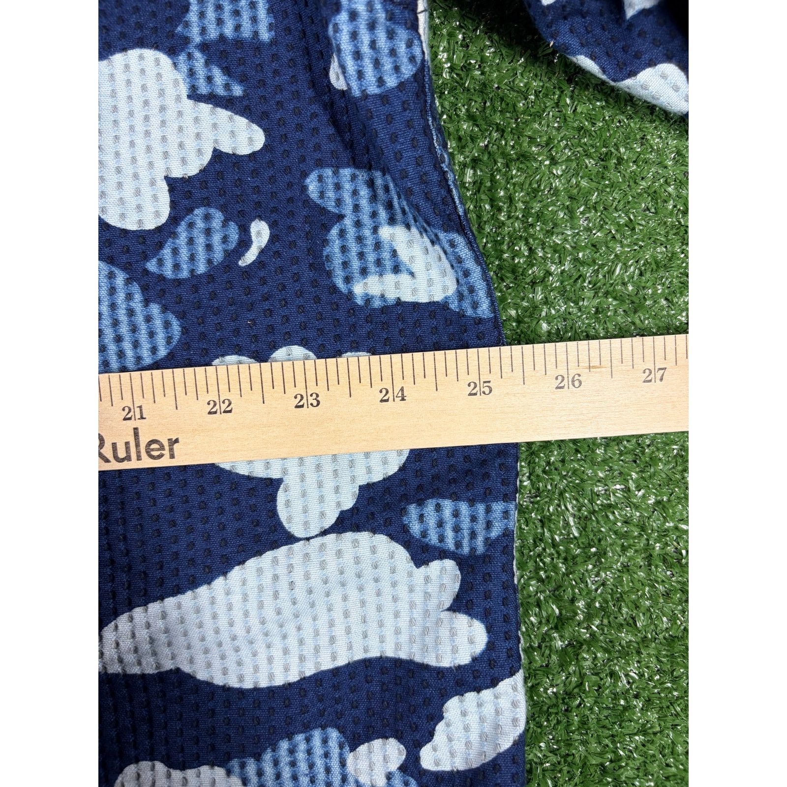 Bape Bape Blue Waffle Thermal Camo Button-Up Shirt Size Large Size US L / EU 52-54 / 3 - 5 Thumbnail