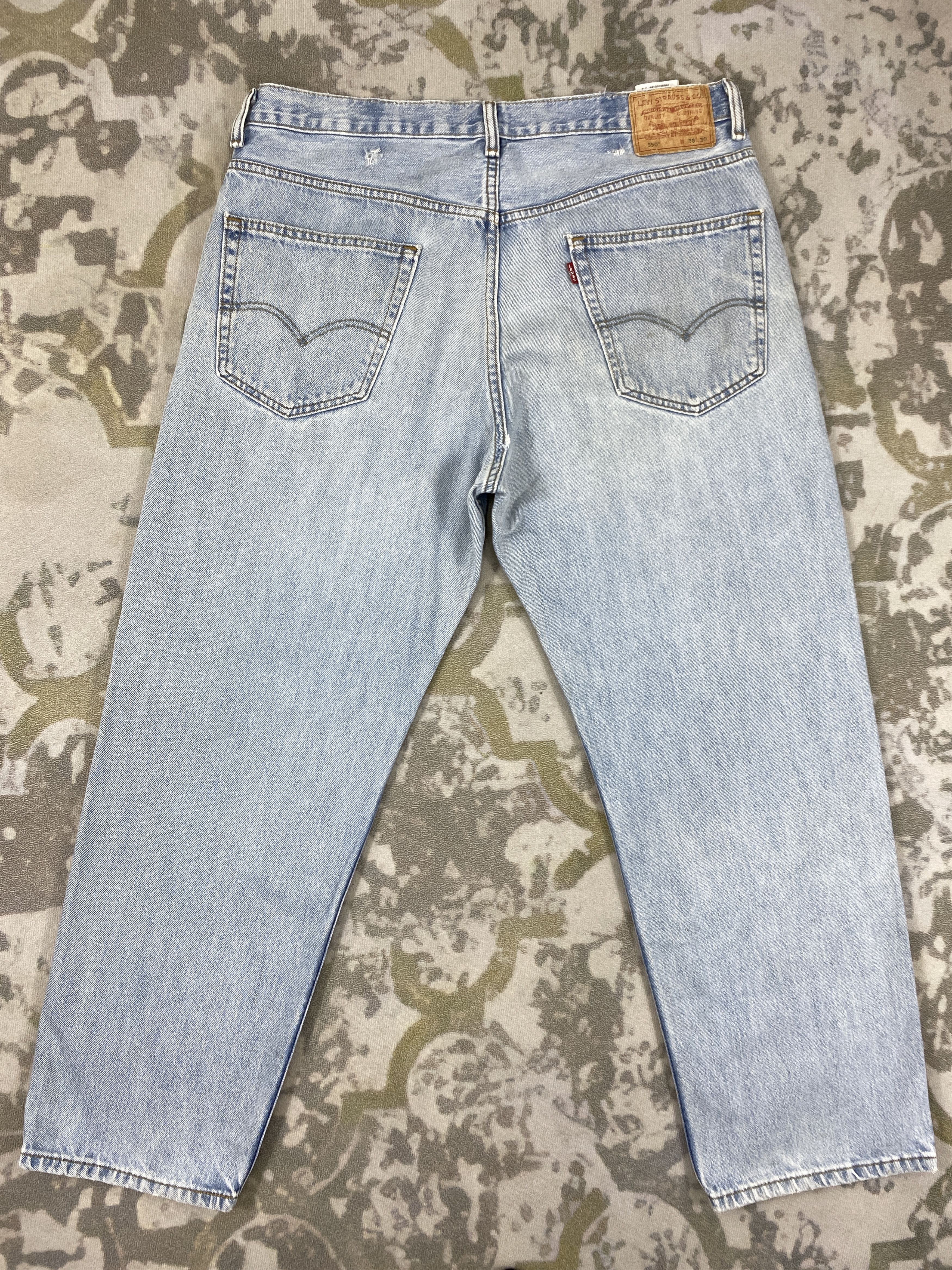 Levi's Light Wash Vintage Levi's 550 Denim 37 x 28.5 -JN709 Size US 37 - 2 Thumbnail
