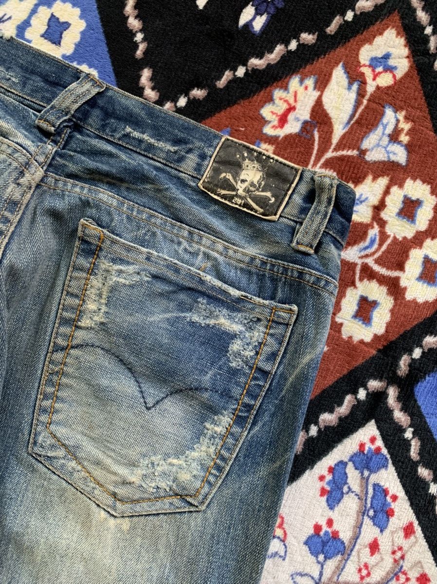 If Six Was Nine Y2K Japanese Distressed Denim Size US 31 - 11 Thumbnail