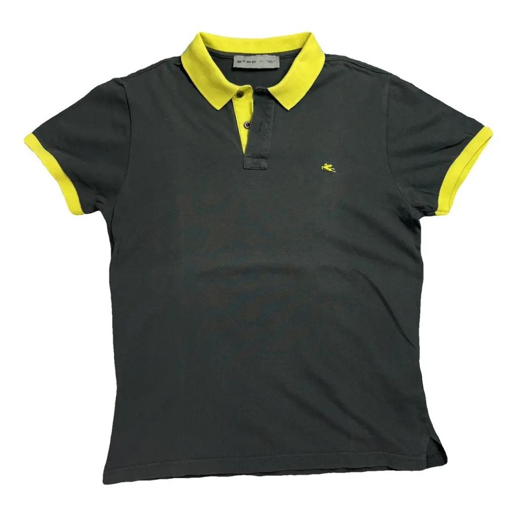Etro Etro Polo Shirt Grey Size M Size US M / EU 48-50 / 2 - 1 Thumbnail