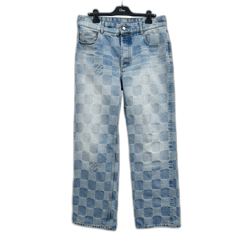 Louis Vuitton Louis Vuitton Pharrell Checked Jeans-2508 Size US 34 / EU 50 - 1 Thumbnail