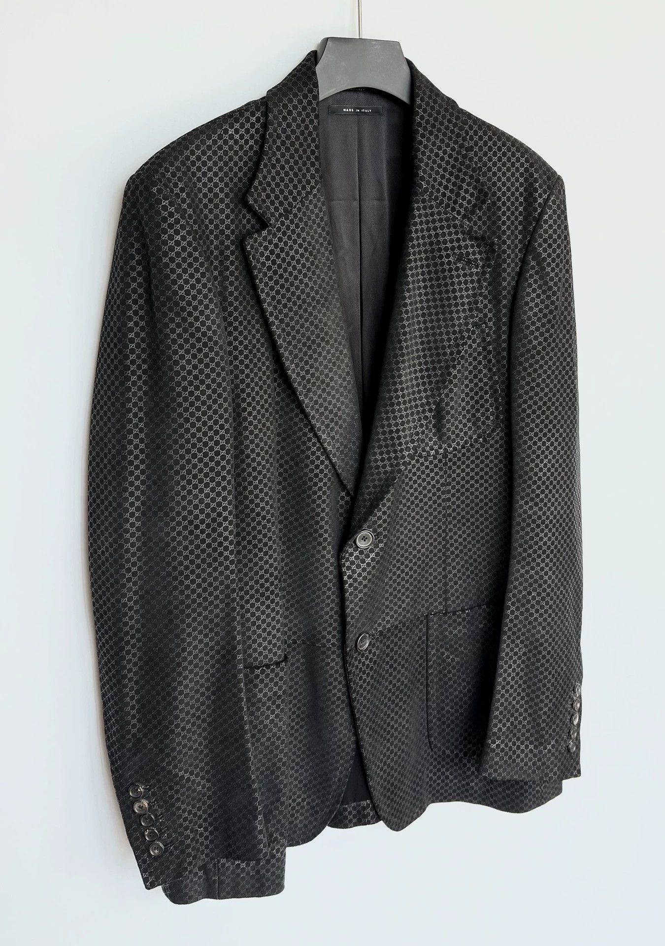 Gucci Gucci Full GG Suede Leather Blazer Jacket (Size 54) Size 54R - 3 Thumbnail