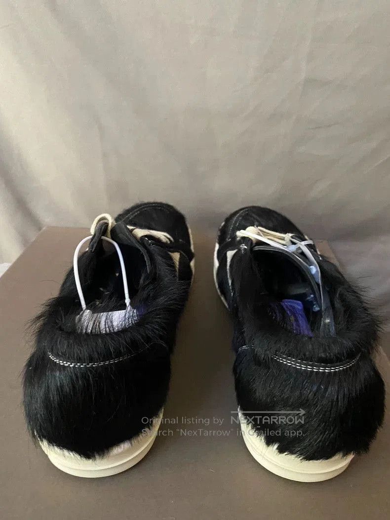 Rick Owens Rick Owens Black Hairy Summer Sneakers Size 44. Size US 10 / EU 43 - 4 Thumbnail