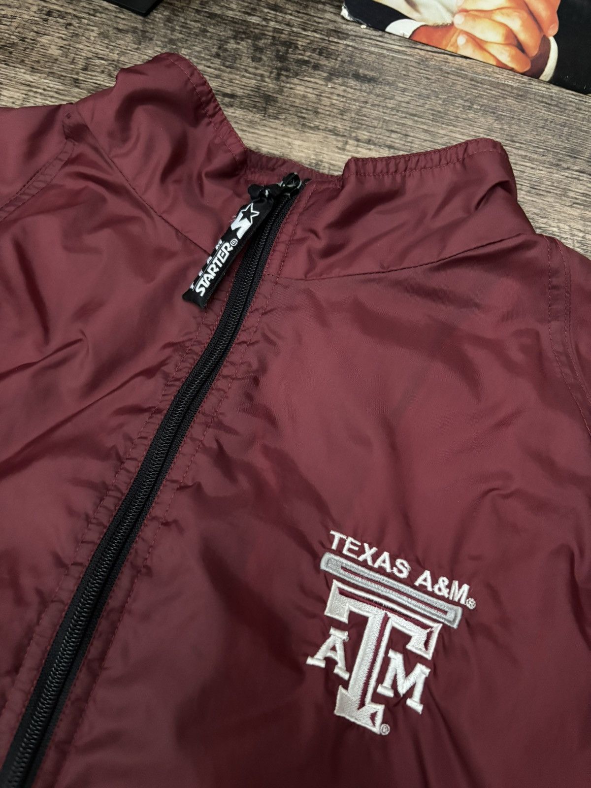 Starter 90s Starter Texas A&M Windbreaker Jacket Medium Size US M / EU 48-50 / 2 - 2 Thumbnail