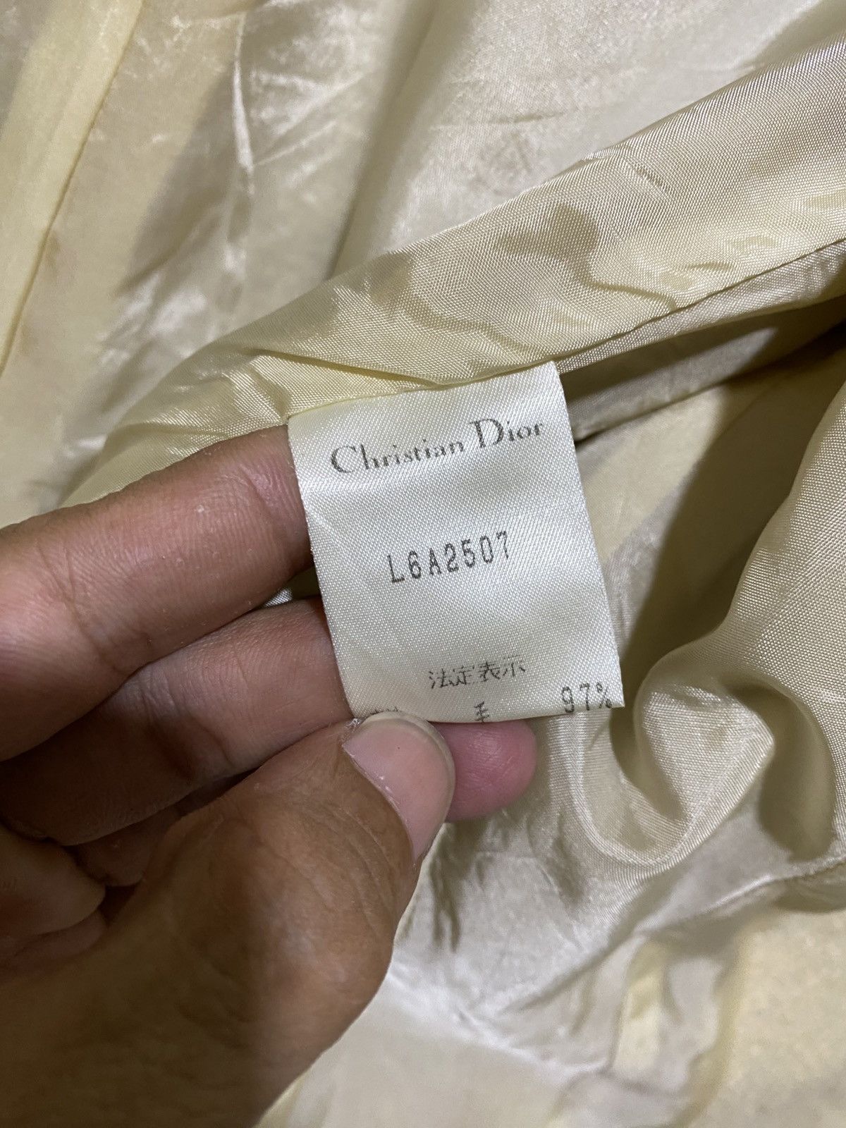 Dior Christian Dior Tweed with Satin Trim Jacket Size S / US 4 / IT 40 - 6 Thumbnail
