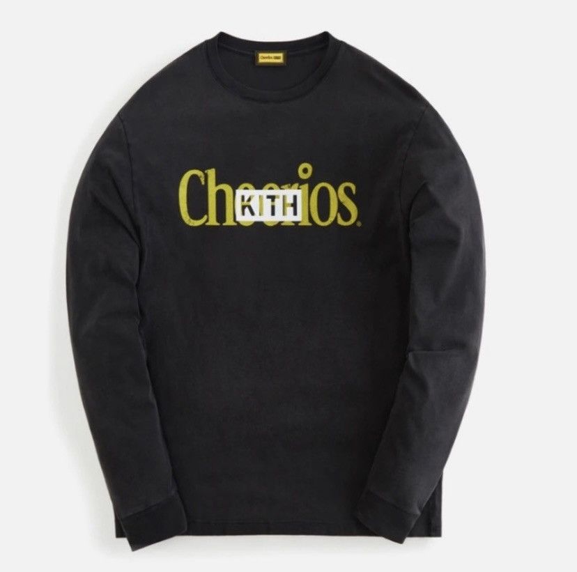 image of Kith Treats Cheerios Vintage Tee in Black, Men's (Size XS)