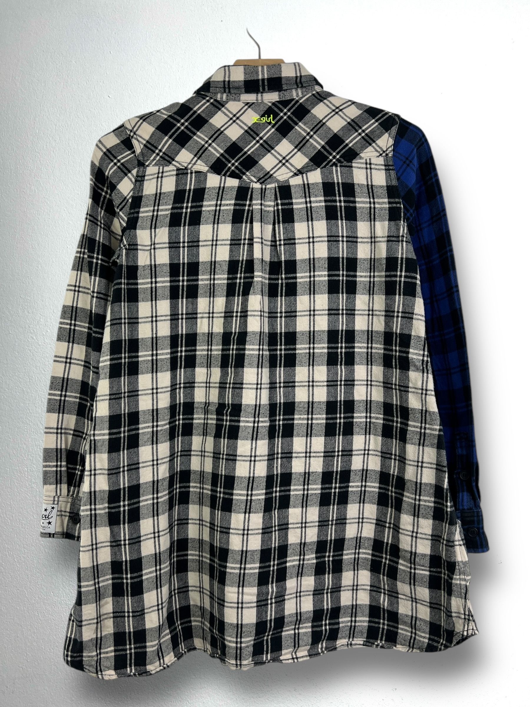 X-Girl X-Girl Two Tone Plaid Flannel Shirt (1) GTMPT944 Size XS / US 0-2 / IT 36-38 - 9 Thumbnail