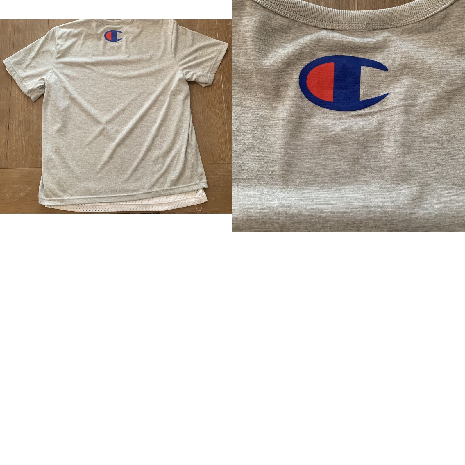 Champion Champion Reversible T-Shirt, Men's Large, Gray, 90s Sports Logo Size US L / EU 52-54 / 3 - 8 Thumbnail