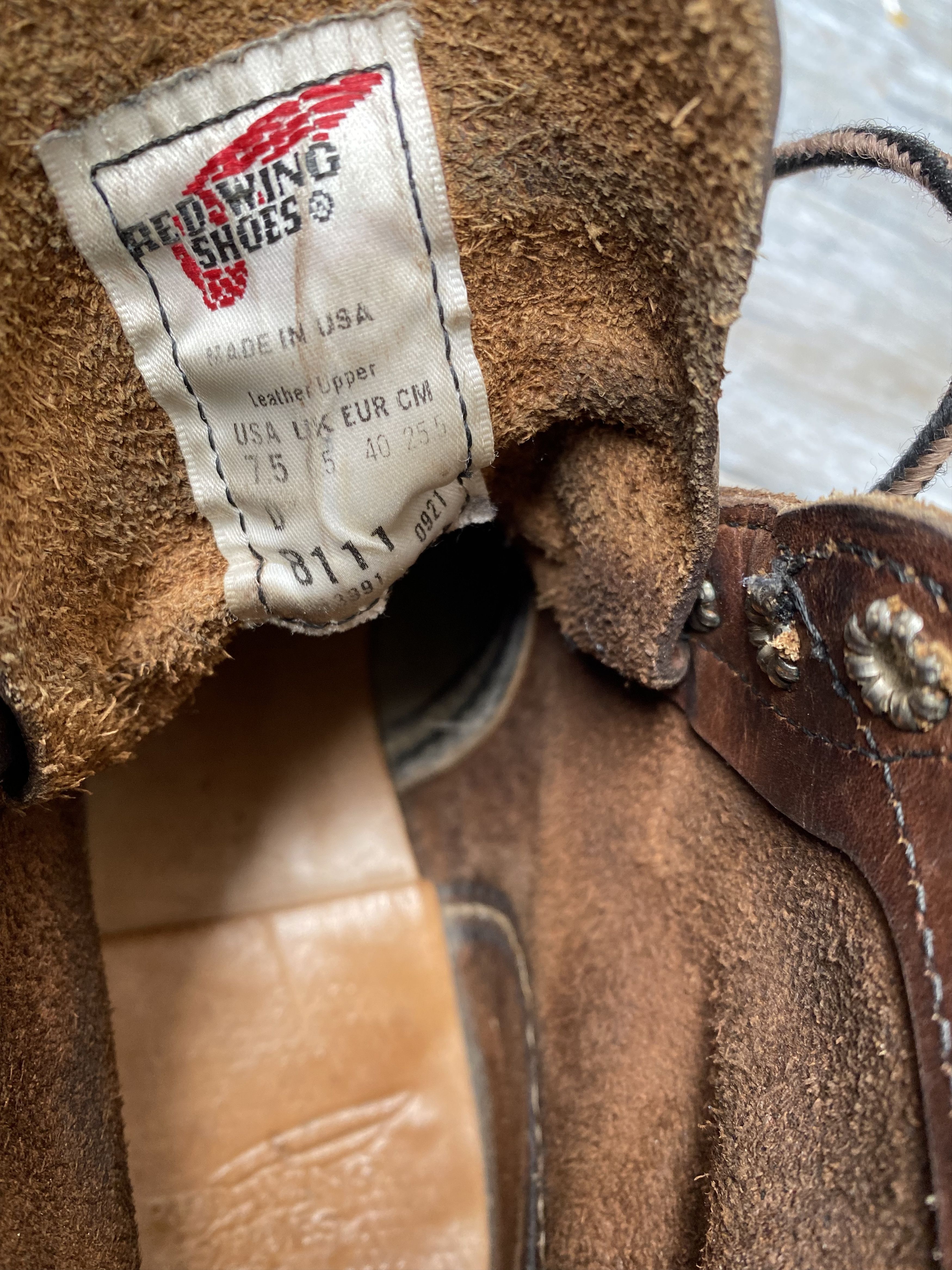 Red Wing Redwing Heritage iron ranger amber harness bootssz 7.5D Size US 7.5 / EU 40-41 - 16 Thumbnail