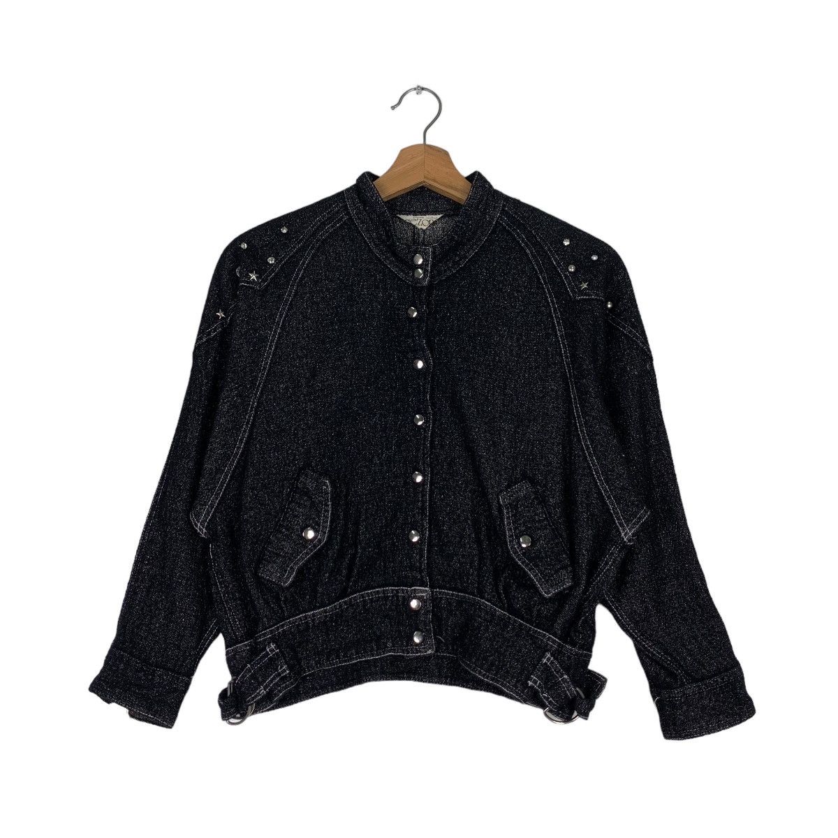 Japanese Brand SEZON Studded Riot Cropped Jacket #0632-C29 Size US S / EU 44-46 / 1 - 1 Thumbnail