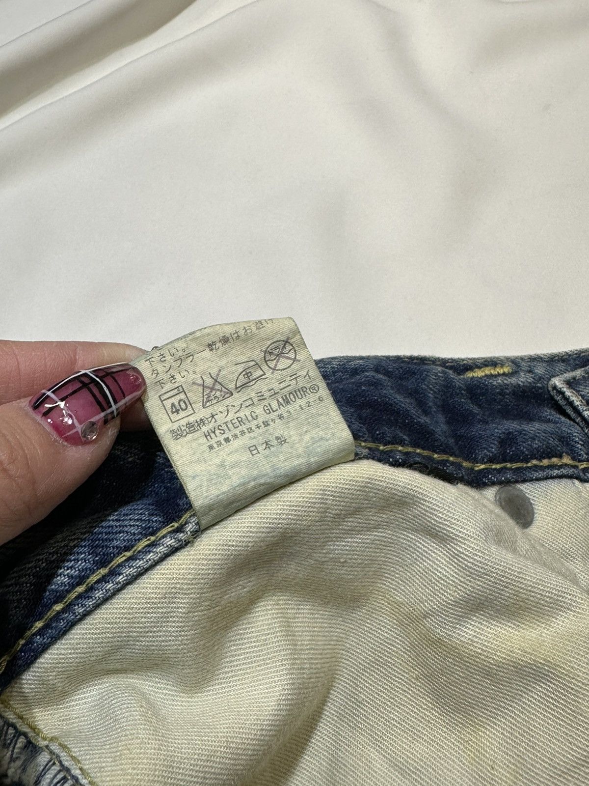 Hysteric Glamour 1990s Hysteric Glamour Selvedge Redline Jeans Size 30" / US 8 / IT 44 - 10 Thumbnail
