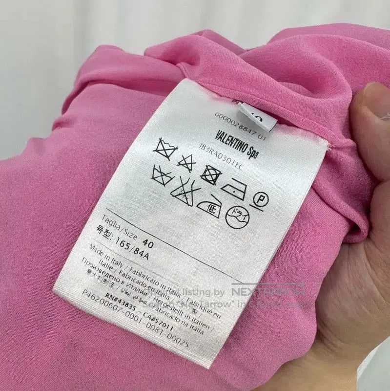 Valentino Valentino Pink Cotton Blend Skirt . Size 30" / US 8 / IT 44 - 6 Thumbnail