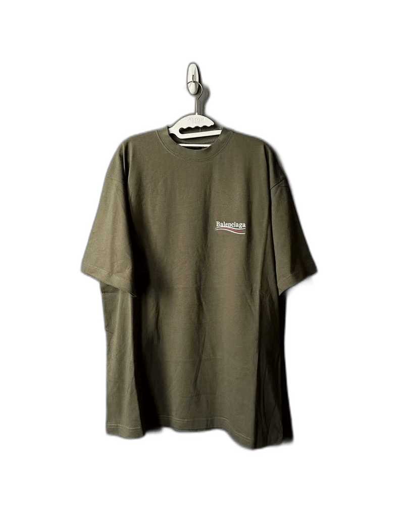 Balenciaga Balenciaga Military Green Short Sleeve Shirt-2506 Size US S / EU 44-46 / 1 - 1 Thumbnail