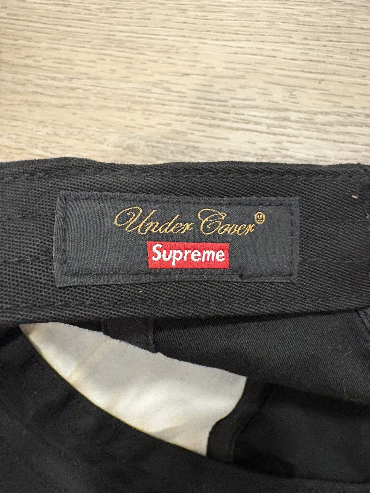 Supreme Supreme x Undercover Studded 6-Panel Black Size ONE SIZE - 3 Thumbnail