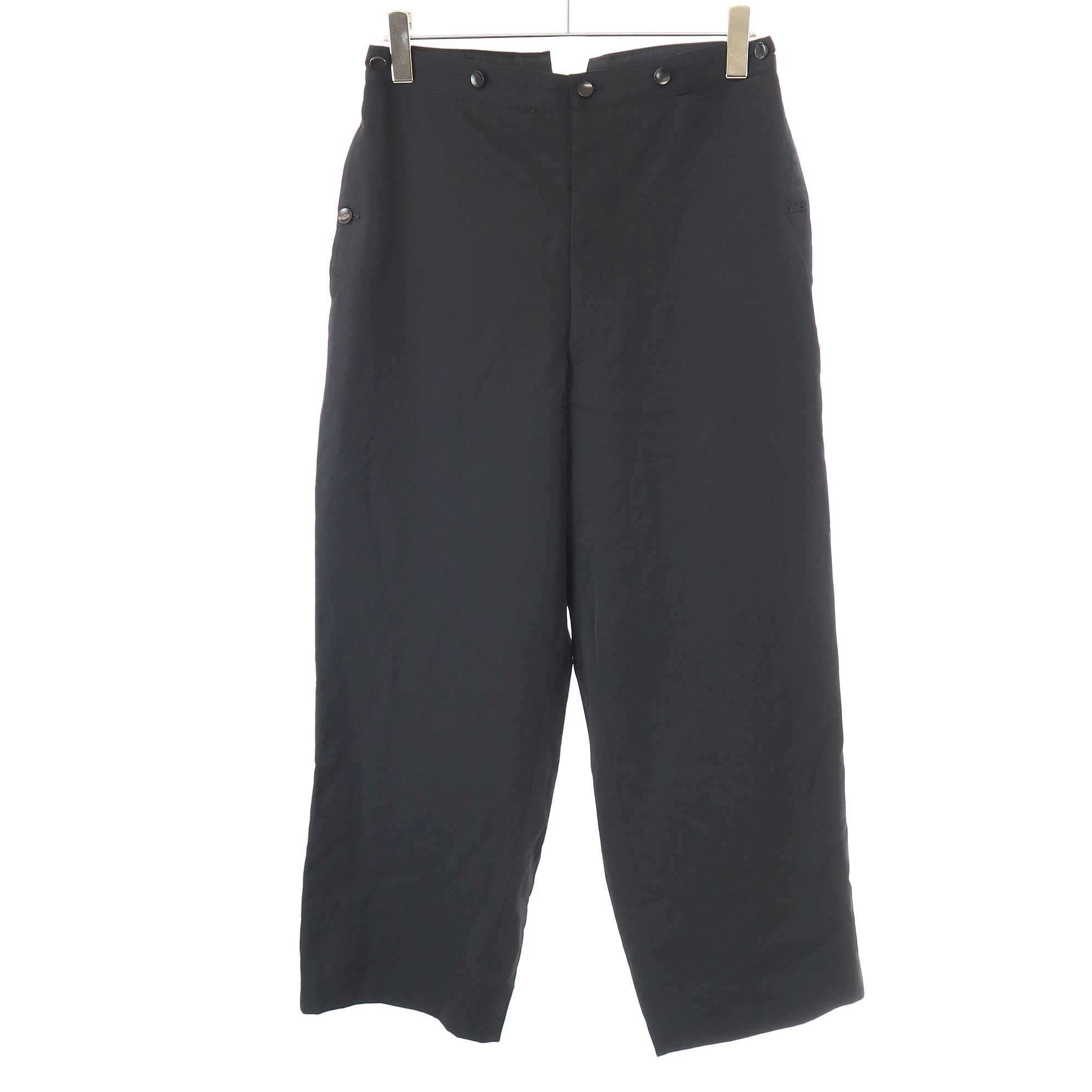 Yohji Yamamoto Yohji Yamamoto Pour Homme 03SS Side Piping Wool Wide Pants Size US 33 - 2 Thumbnail