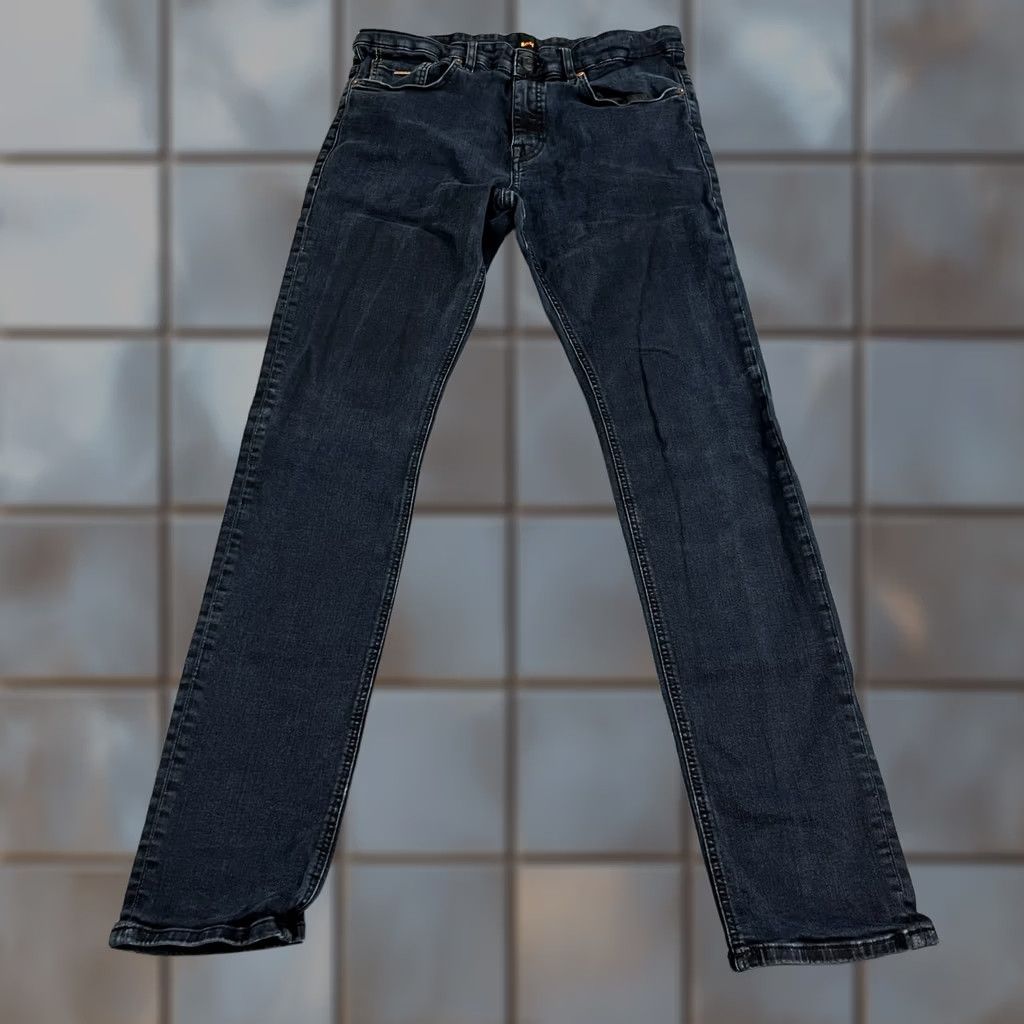 Hugo Boss HUGO BOSS Jeans Slim Delaware 33 Dark Wash Denim 5-Pocket Zip Mens Slim Fit California? Size US 33 - 1 Thumbnail