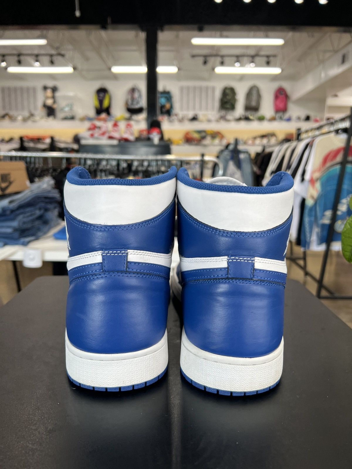 Jordan Brand × Nike Air Jordan 1 Storm Blue Sz. 12 (2016) Size US 12 / EU 45 - 5 Thumbnail