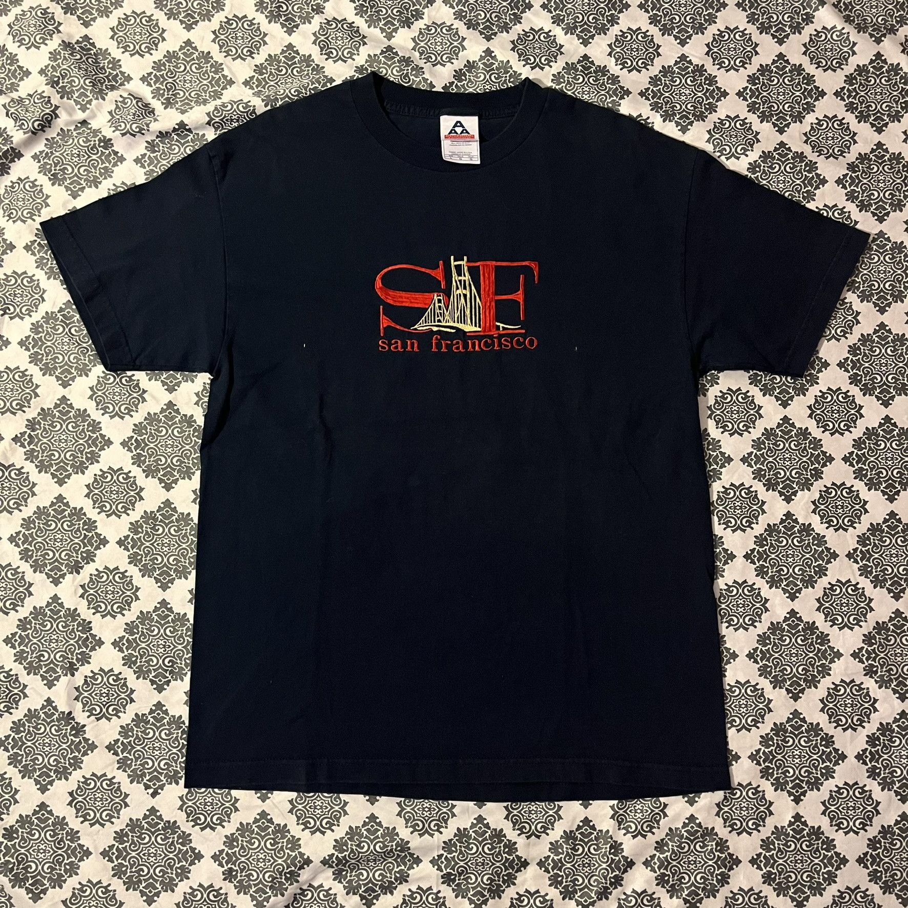 Alstyle VTG 2000s 00s San Francisco Embroidered Destination Tee Size US L / EU 52-54 / 3 - 2 Thumbnail