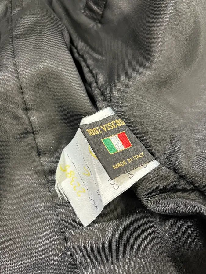 Gianfranco Ferre 2000s Gianfranco Ferré Black Matrix Long Trench Leather Jacket Size US L / EU 52-54 / 3 - 10 Thumbnail