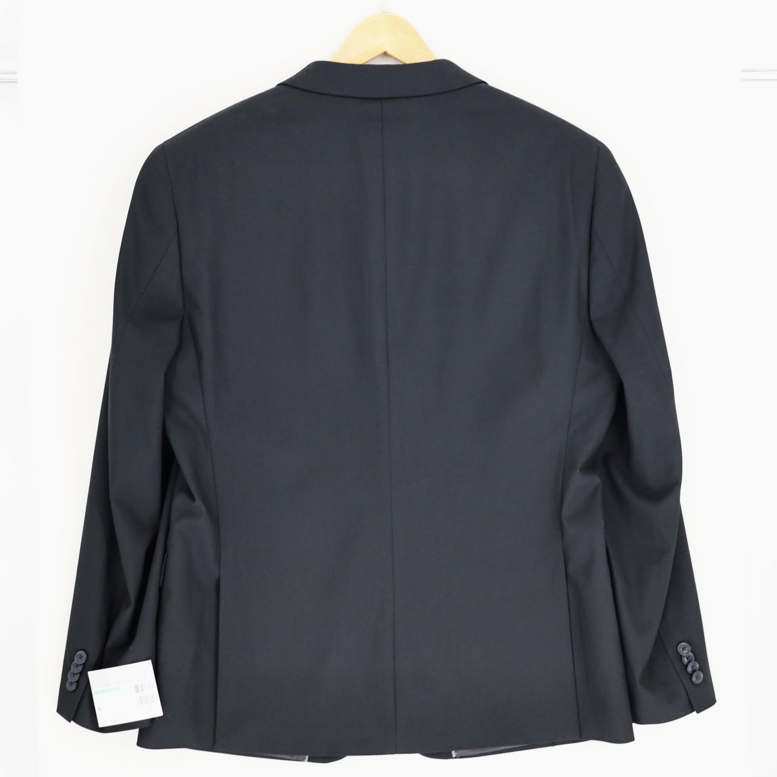Alfani Alfani Men's Black Stretch Solid Slim Formal Suit Jacket 44R Size 44R - 7 Thumbnail