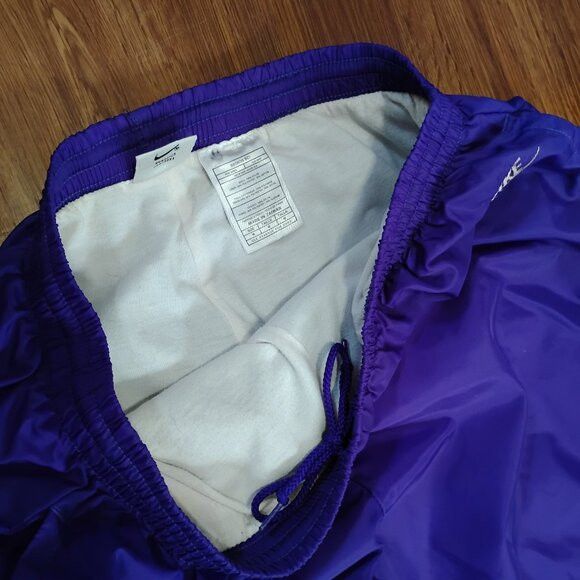 Nike Vintage Nike Lined Wind Pants Joggers Trainers Purple Size US 30 / EU 46 - 4 Thumbnail
