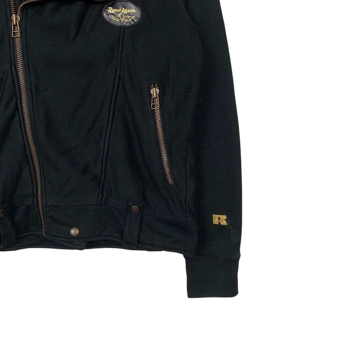 BIGI Russell Athletic x Men's Bigi Double Colar Sweater Jacket Size US M / EU 48-50 / 2 - 4 Thumbnail