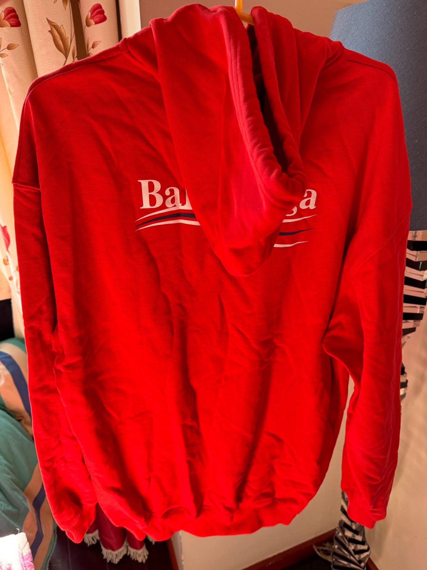 Balenciaga Balenciaga Alphabet wavy print loose-fitting hoodie 2501-Ne Size XS / US 0-2 / IT 36-38 - 3 Thumbnail