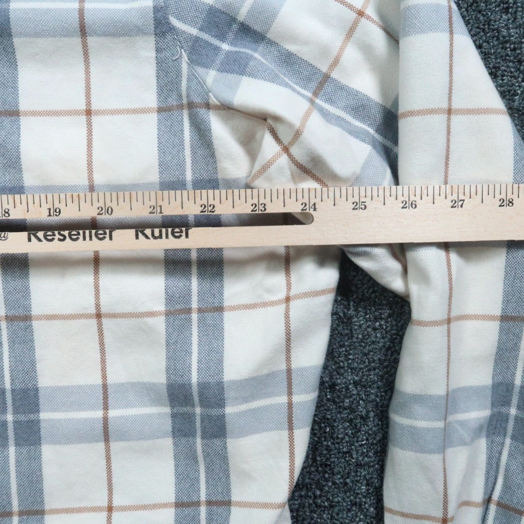 Frank & Eileen Frank Eileen Shirt Women Large Gray Plaid Long Sleeve Button Relaxed Size L / US 10 / IT 46 - 7 Thumbnail